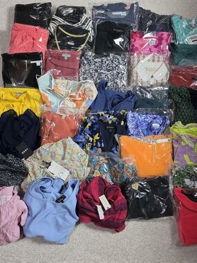Mixed Women’s Dresses Lot - Multi-Color Size Brands Assortment
